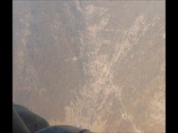 نمای هوایی از آتش‌سوزی جنگل الیت