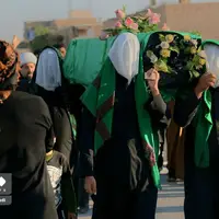  تشییع نمادین حضرت زهرا(س) در آبادان