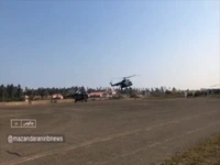 عملیات گسترده اطفای حریق در الیت چالوس با ۷ بالگرد و هواپیمای ایلوشین