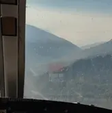 نخستین تصاویر هوایی از جنگل‌های آتش‌گرفته الیت  