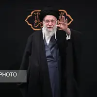 عکس/دومین شب مراسم عزاداری شهادت حضرت فاطمه(س) با حضور رهبر انقلاب