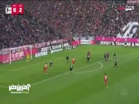 گل اول بایرن مونیخ توسط کارل در دقیقه 22