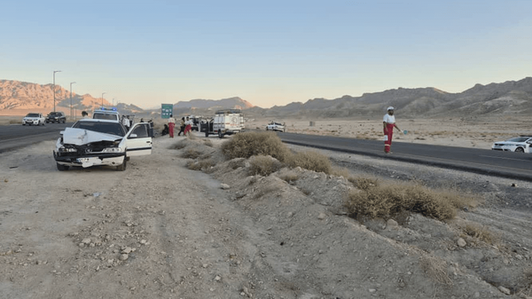 هشت مصدوم بر اثر تصادف در جاده لار _ جهرم
