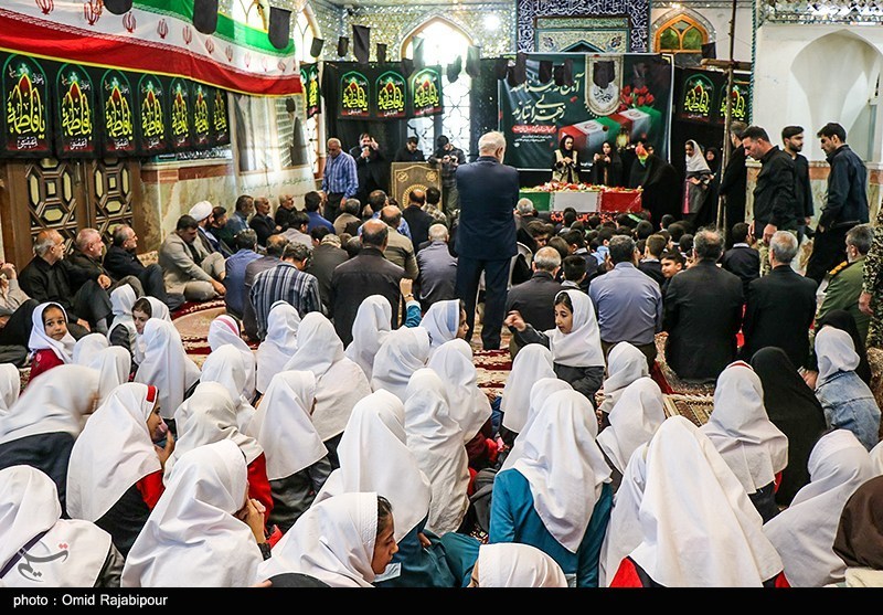 عکس/مراسم وداع با پیکر شهید گمنام در کلاچای گیلان 