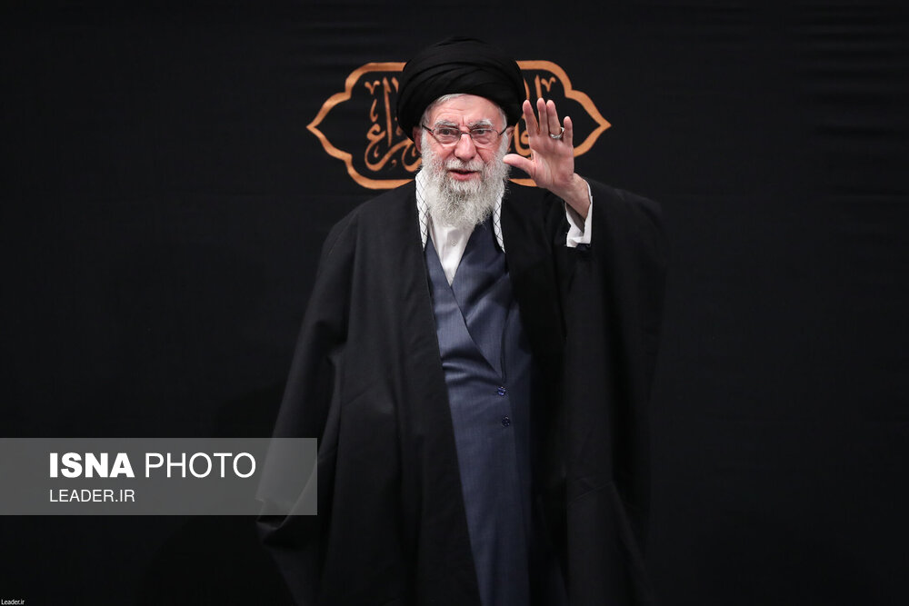 عکس/دومین شب مراسم عزاداری شهادت حضرت فاطمه(س) با حضور رهبر انقلاب