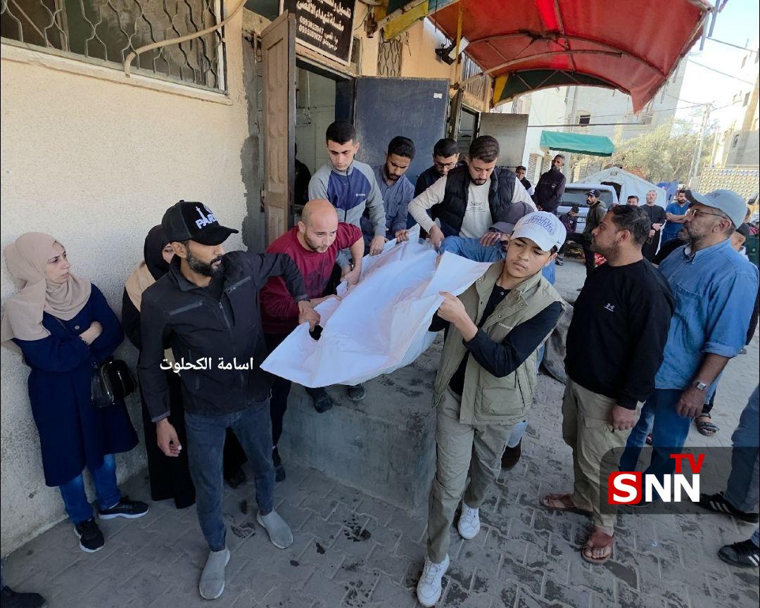 وداع با شهدای حملات تازه رژیم صهیونیستی به نوار غزه 