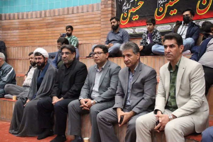 عزاداری فاطمی در زورخانه شهید لنگری‌زاده کرمان