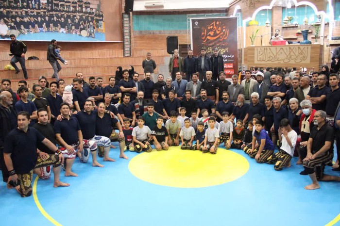 عزاداری فاطمی در زورخانه شهید لنگری‌زاده کرمان