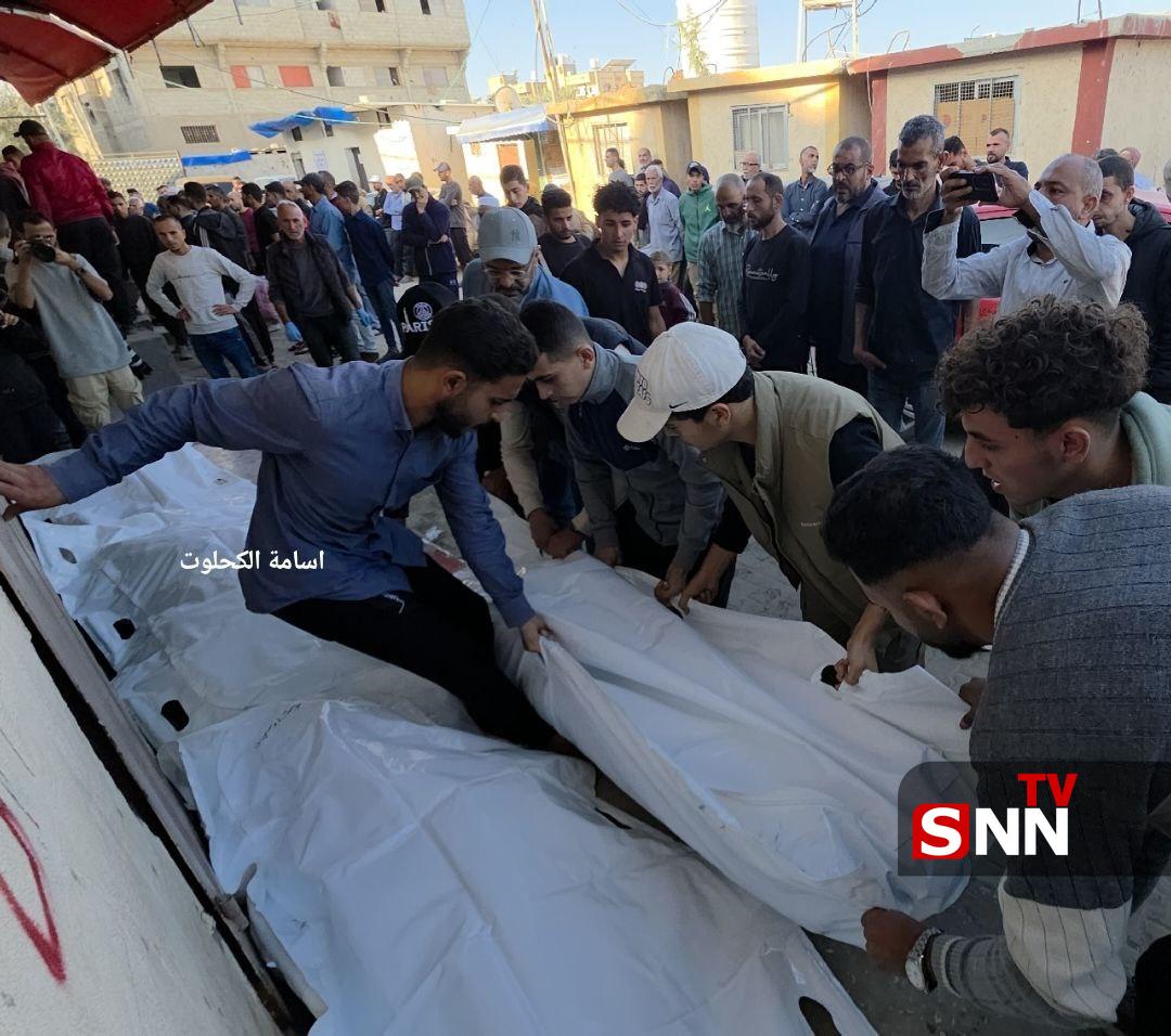 وداع با شهدای حملات تازه رژیم صهیونیستی به نوار غزه 