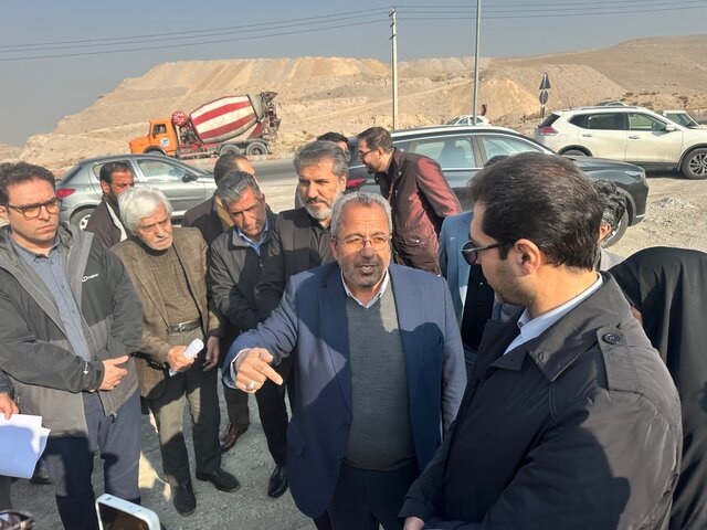 عکس/ حل مشکل ۱۴ ساله مسیر خروجی شهرک صنعتی شهید سلیمانی تبریز