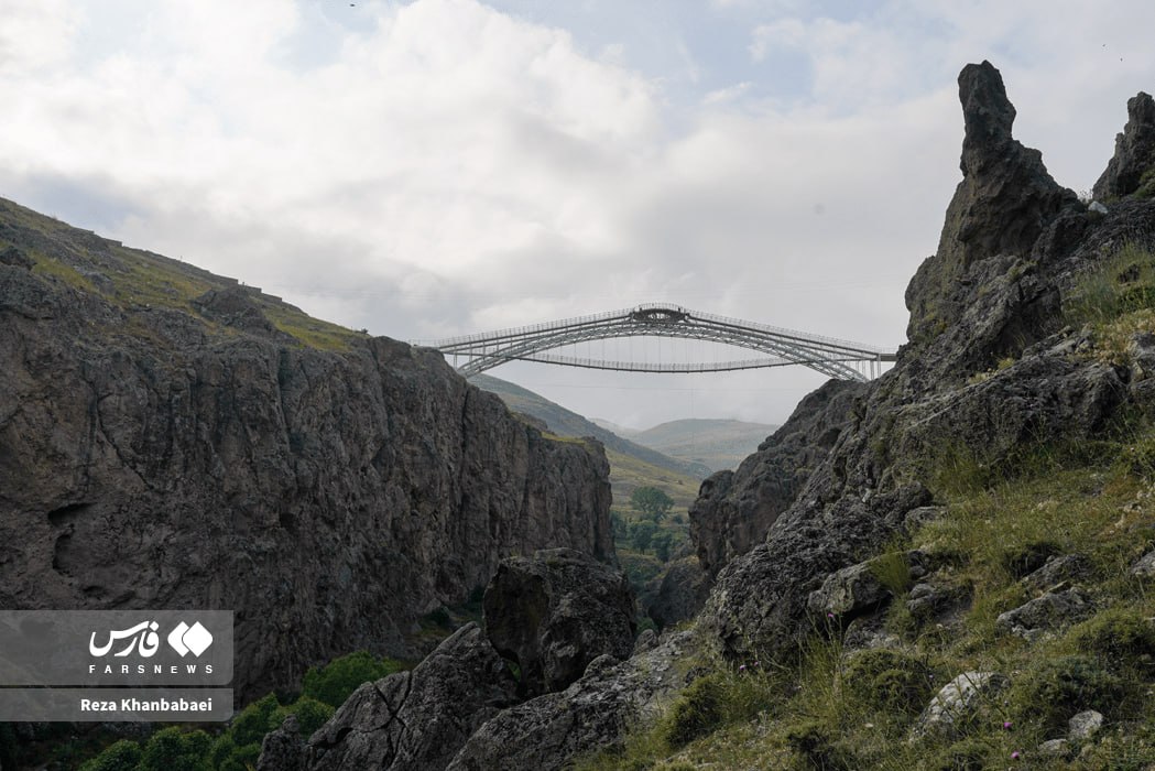 پل معلق «ورگه‌سران»؛ نوآوری ایرانی در ارتفاع ۱۰۰ متری