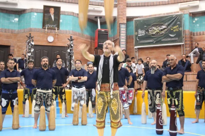 عزاداری فاطمی در زورخانه شهید لنگری‌زاده کرمان