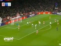 گل سوم آرسنال به تاتنهام توسط ازه