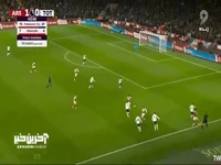 گل دوم آرسنال به تاتنهام توسط ازه