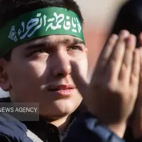 مراسم عزاداری ایام فاطمیه در منطقه قیام تهران