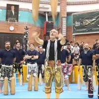 عزاداری فاطمی در زورخانه شهید لنگریزاده کرمان