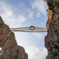 پل معلق «ورگه‌سران»؛ نوآوری ایرانی در ارتفاع ۱۰۰ متری