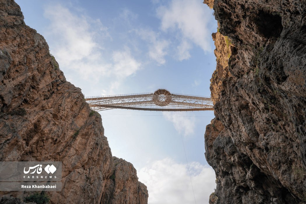 پل معلق «ورگه‌سران»؛ نوآوری ایرانی در ارتفاع ۱۰۰ متری