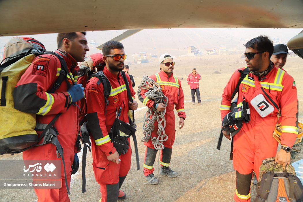 عکس/ حضور تیم آتش‌نشانی شهرداری تهران در الیت  