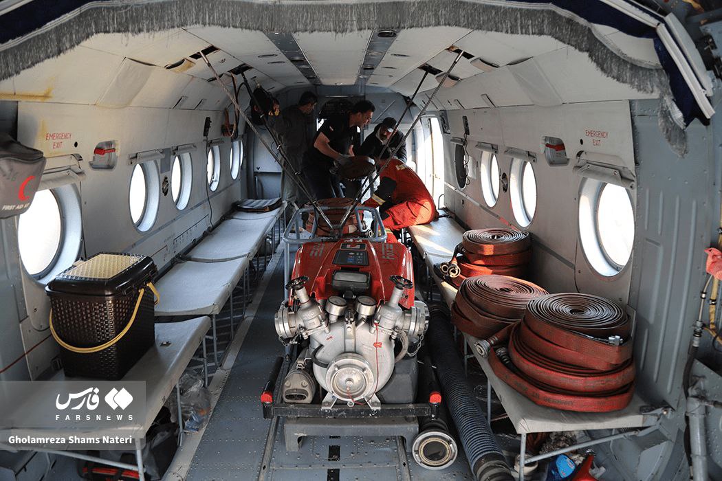 عکس/ حضور تیم آتش‌نشانی شهرداری تهران در الیت  