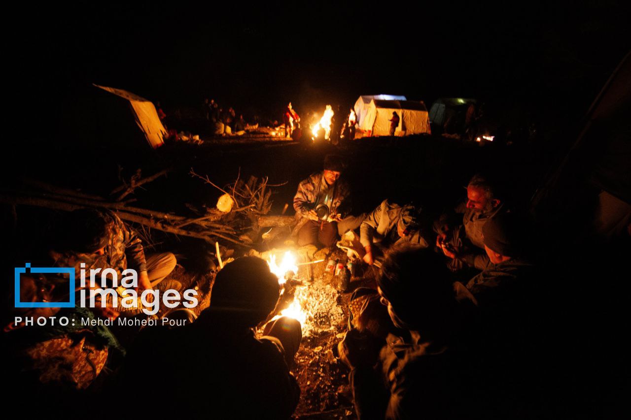 عکس/مهار آتش‌سوزی جنگل الیت