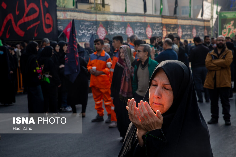 مراسم عزاداری سالروز شهادت حضرت فاطمه زهرا (س) در تهران