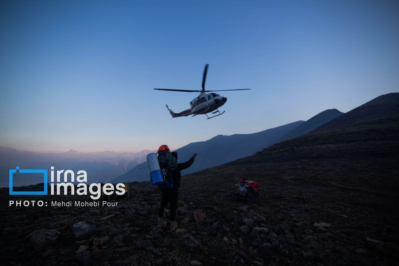 عکس/مهار آتش‌سوزی جنگل الیت