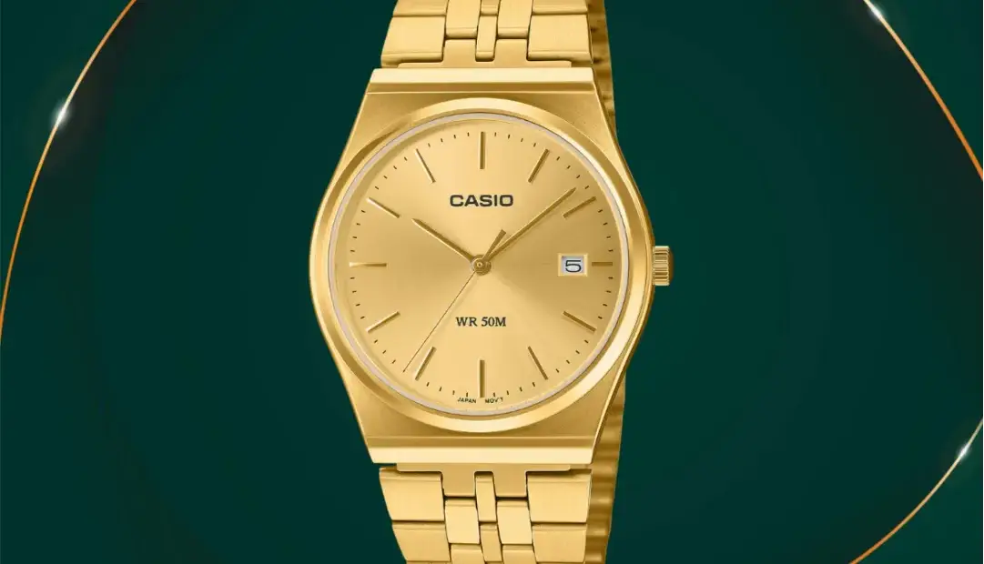 ساعت طلایی ۲۰۲۵ کاسیو با طراحی کلاسیک رونمایی شد