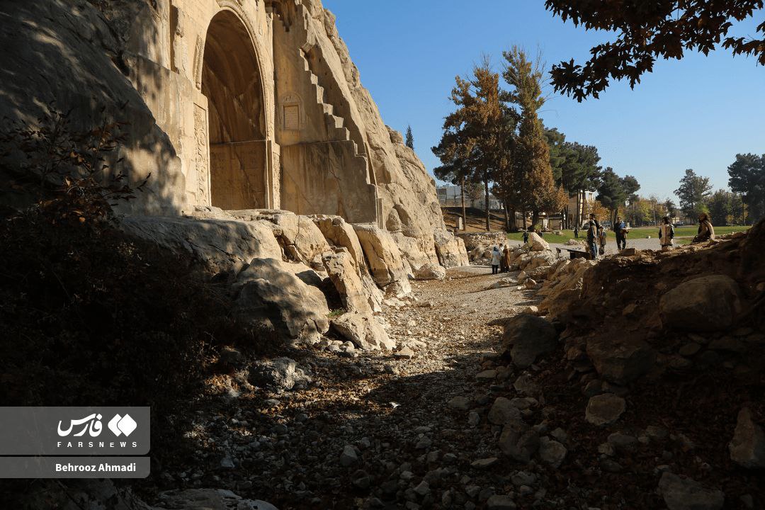 طاق بستان در بحرانِ کم‌آبی