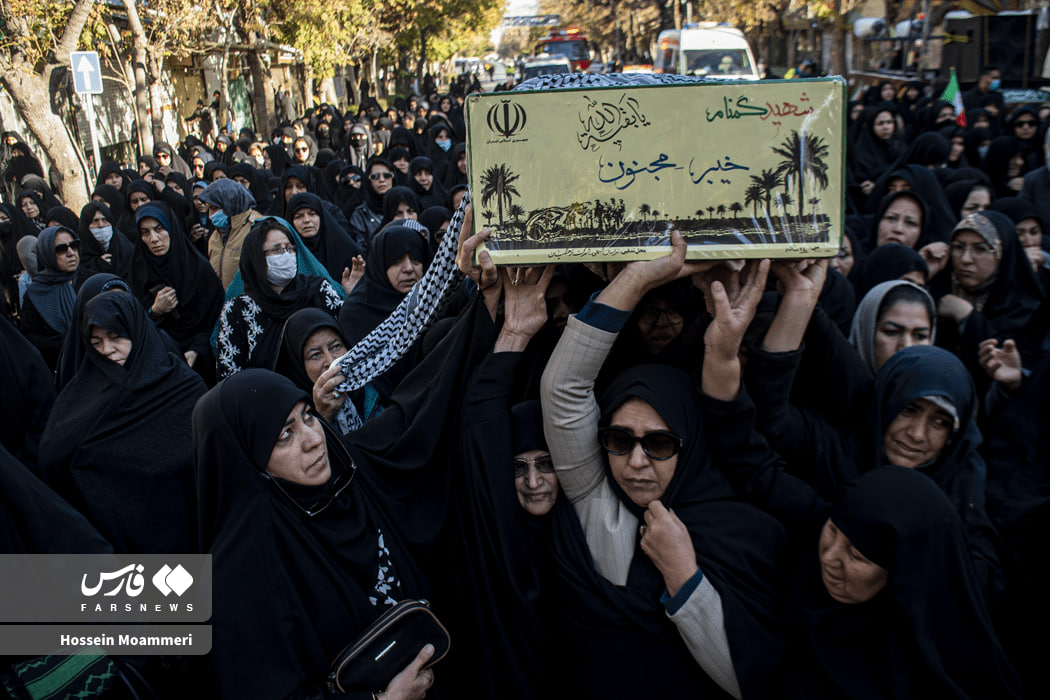 عکس/تشییع  ۸ شهدا گمنام در بجنورد