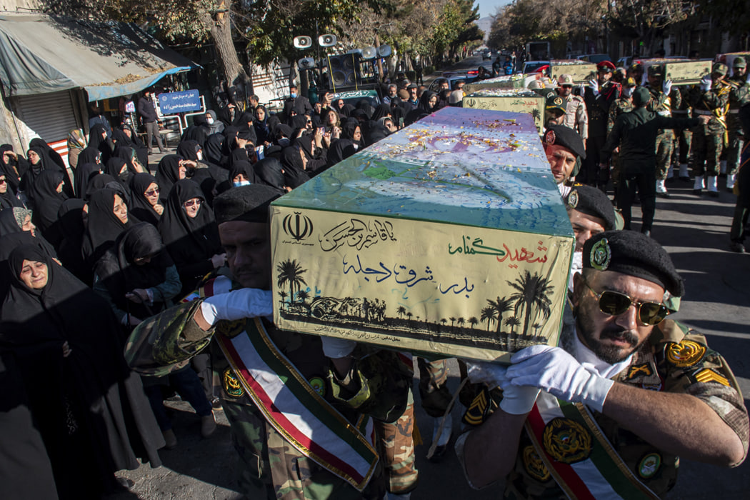 عکس/تشییع  ۸ شهدا گمنام در بجنورد