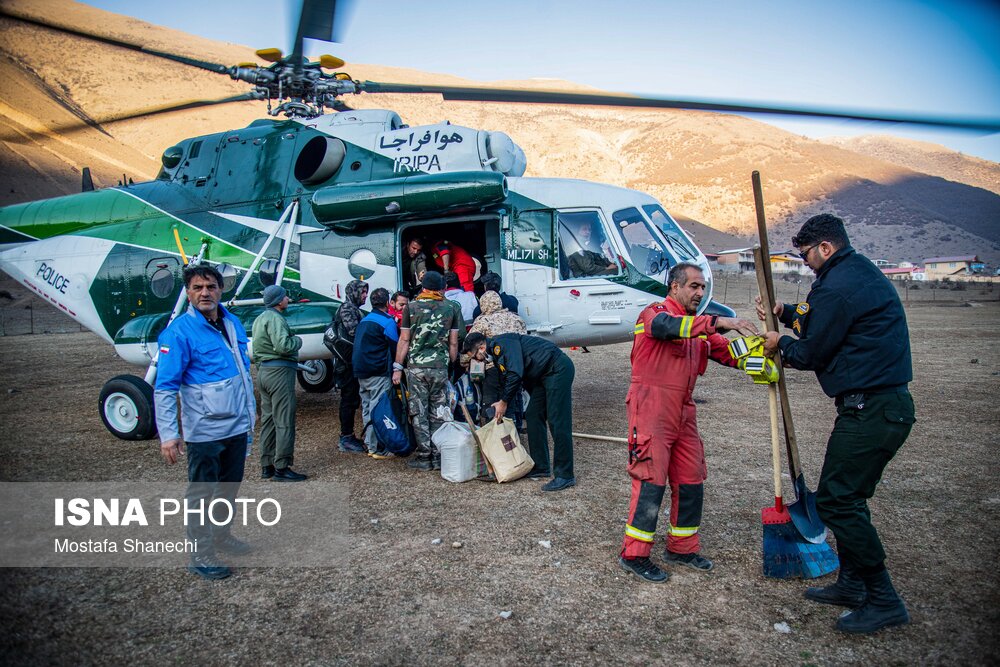 وضعیت امداد رسانی در روستای الیت