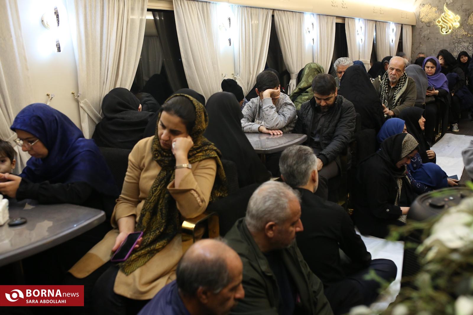 عزاداری شهادت حضرت فاطمه الزهرا (س) در قطار ایران