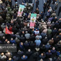 عکس/تشییع پیکر شهدای گمنام در سمنان