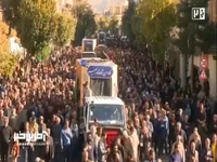  تصاویری از مراسم تشییع ۳۰۰ شهید گمنام دفاع مقدس در سراسر کشور