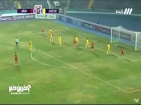 ضربه بازیکن نسف قارشی به تیر دروازه بیرانوند برخورد کرد