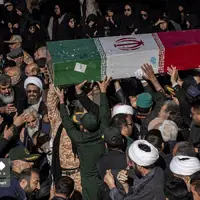 عکس/تشییع  ۸ شهدا گمنام در بجنورد