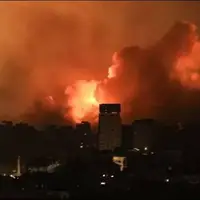 حملات گسترده رژیم صهیونیستی به شمال و جنوب نوار غزه