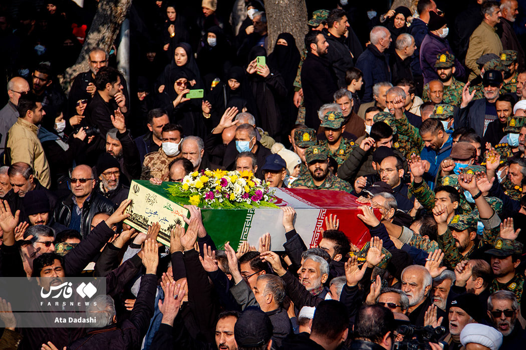 عکس/تشییع باشکوه پیکر ۴ شهید گمنام در تبریز