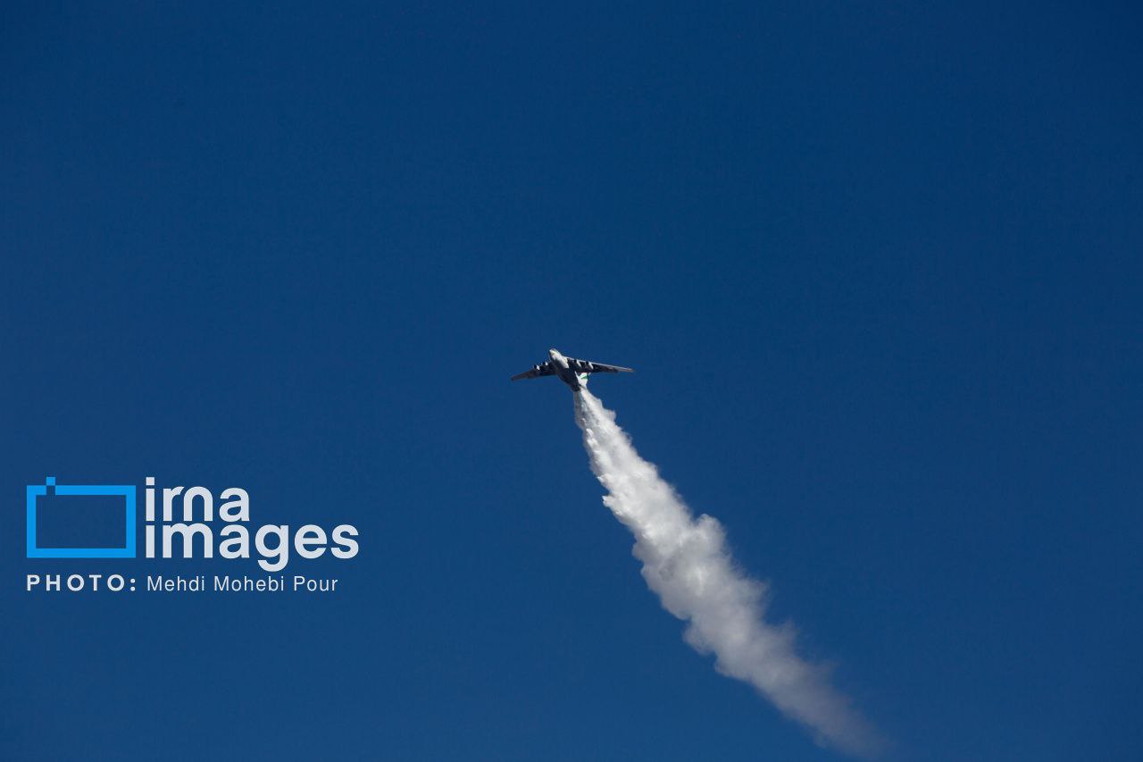 عکس/مهار آتش‌سوزی جنگل الیت