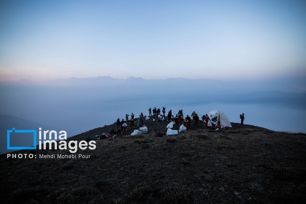 عکس/مهار آتش‌سوزی جنگل الیت