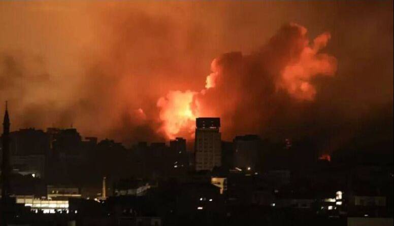 حملات گسترده رژیم صهیونیستی به شمال و جنوب نوار غزه