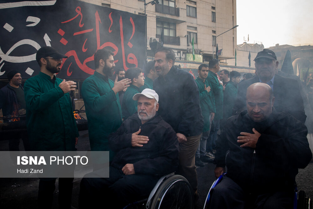 مراسم عزاداری سالروز شهادت حضرت فاطمه زهرا (س) در تهران