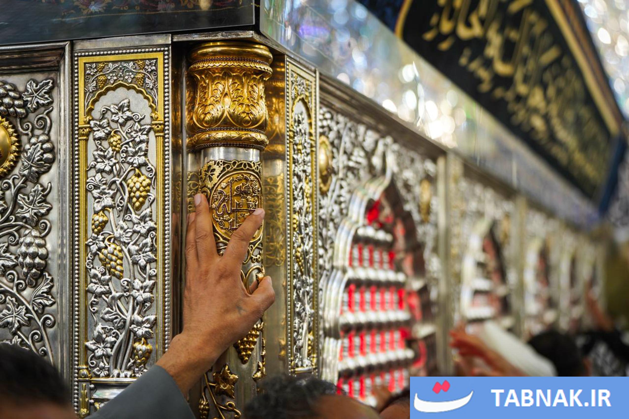 حرم مطهر حضرت علی (علیه السلام) در سالروز شهادت حضرت فاطمه زهرا (سلام االله علیها)