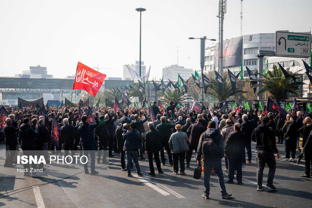 مراسم عزاداری سالروز شهادت حضرت فاطمه زهرا (س) در تهران