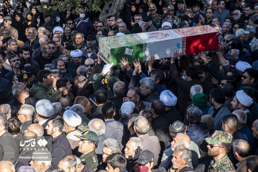 عکس/تشییع  ۸ شهدا گمنام در بجنورد