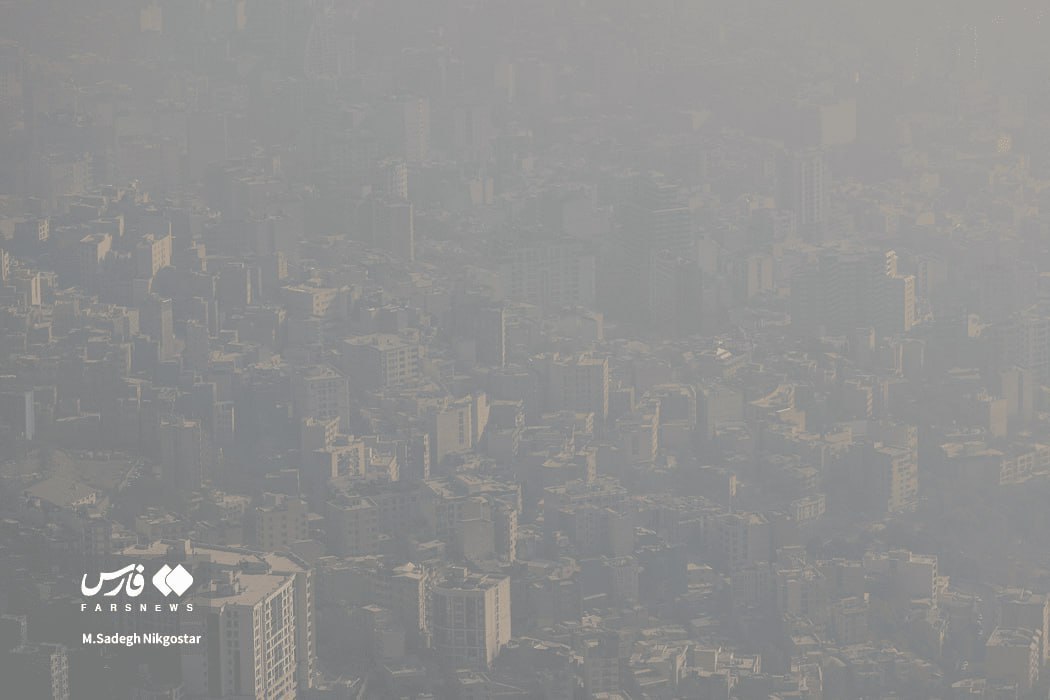 عکس/ نمایی از آلودگی تهران