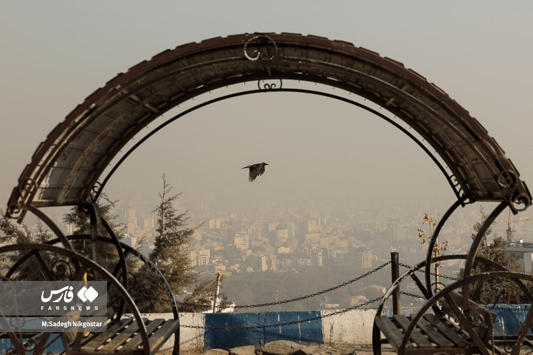 عکس/ نمایی از آلودگی تهران