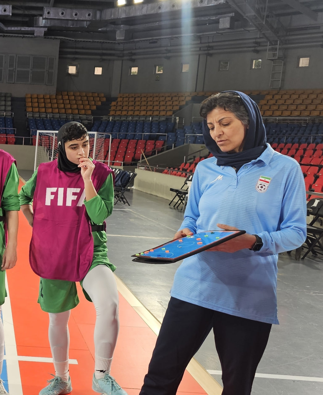 گزارش تصویری از تمرین تیم ملی فوتسال بانوان