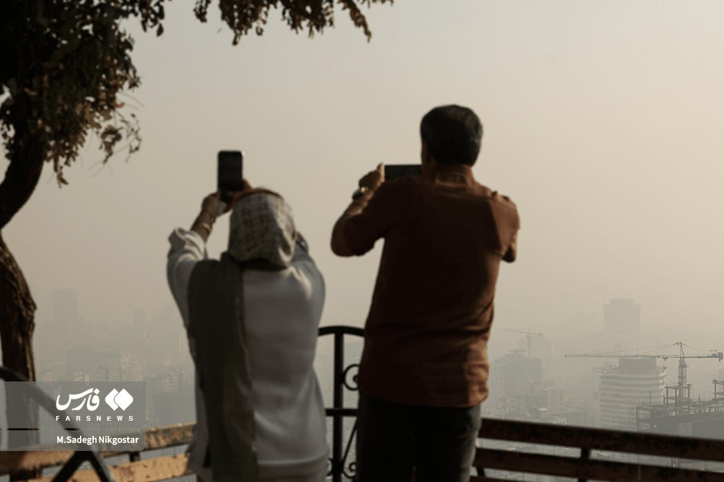 عکس/ نمایی از آلودگی تهران